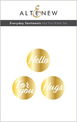 Die & Hot Foil Plate Bundle Everyday Sentiments