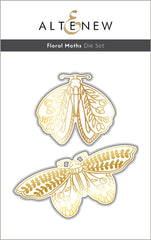 Die & Hot Foil Plate Bundle Floral Moths