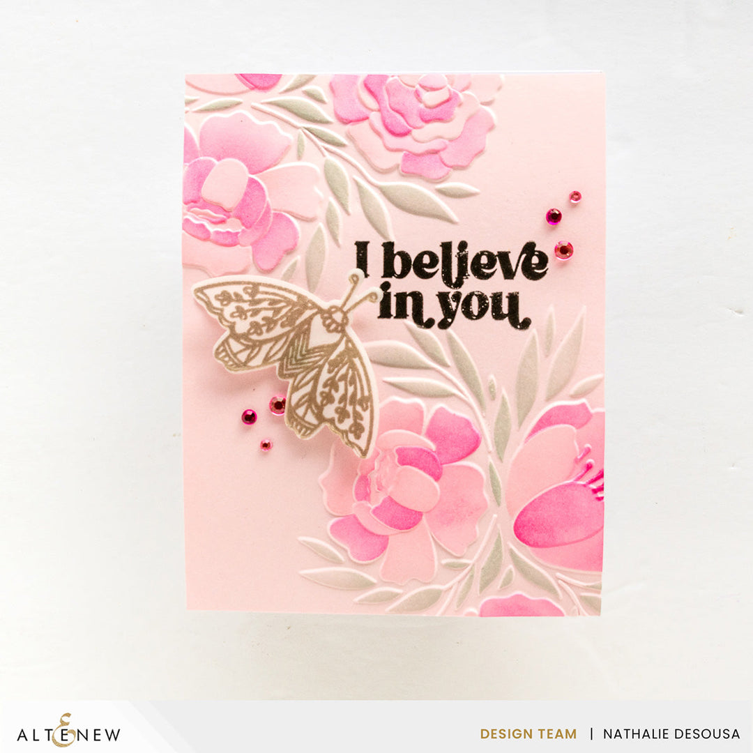 Die & Hot Foil Plate Bundle Floral Moths