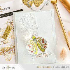 Die & Hot Foil Plate Bundle Floral Moths