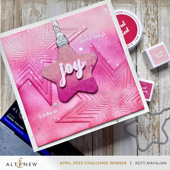Die & Hot Foil Plate Bundle Jolly Ornaments