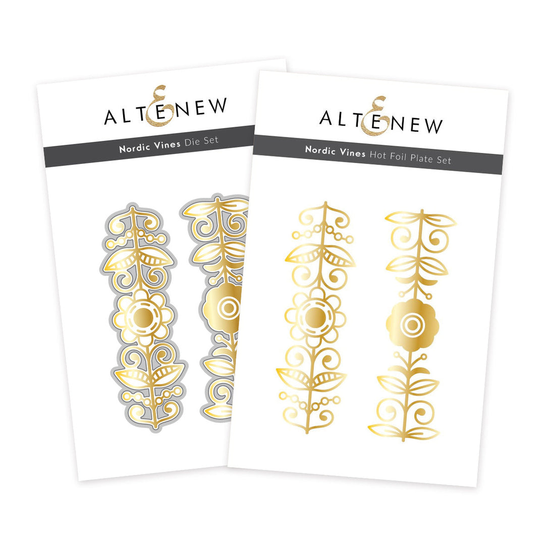 Die & Hot Foil Plate Bundle Nordic Vines