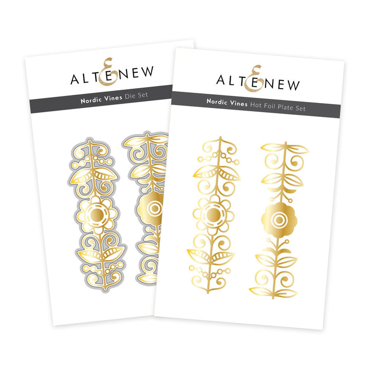 Die & Hot Foil Plate Bundle Nordic Vines