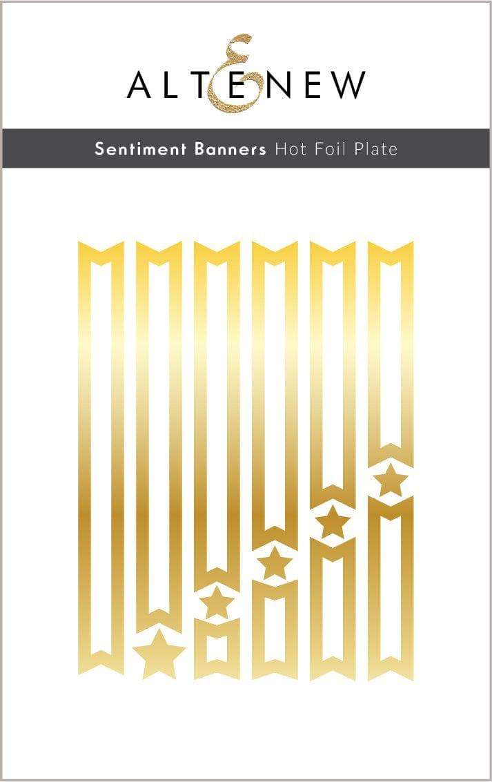 Die & Hot Foil Plate Bundle Sentiment Banners