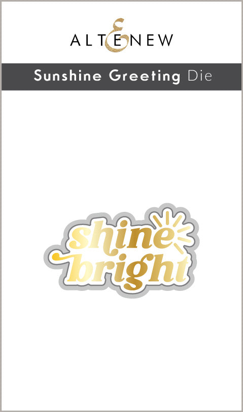 Die & Hot Foil Plate Bundle Sunshine Greeting
