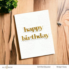 Die & Hot Foil Plate Bundle Versatile Greetings 2
