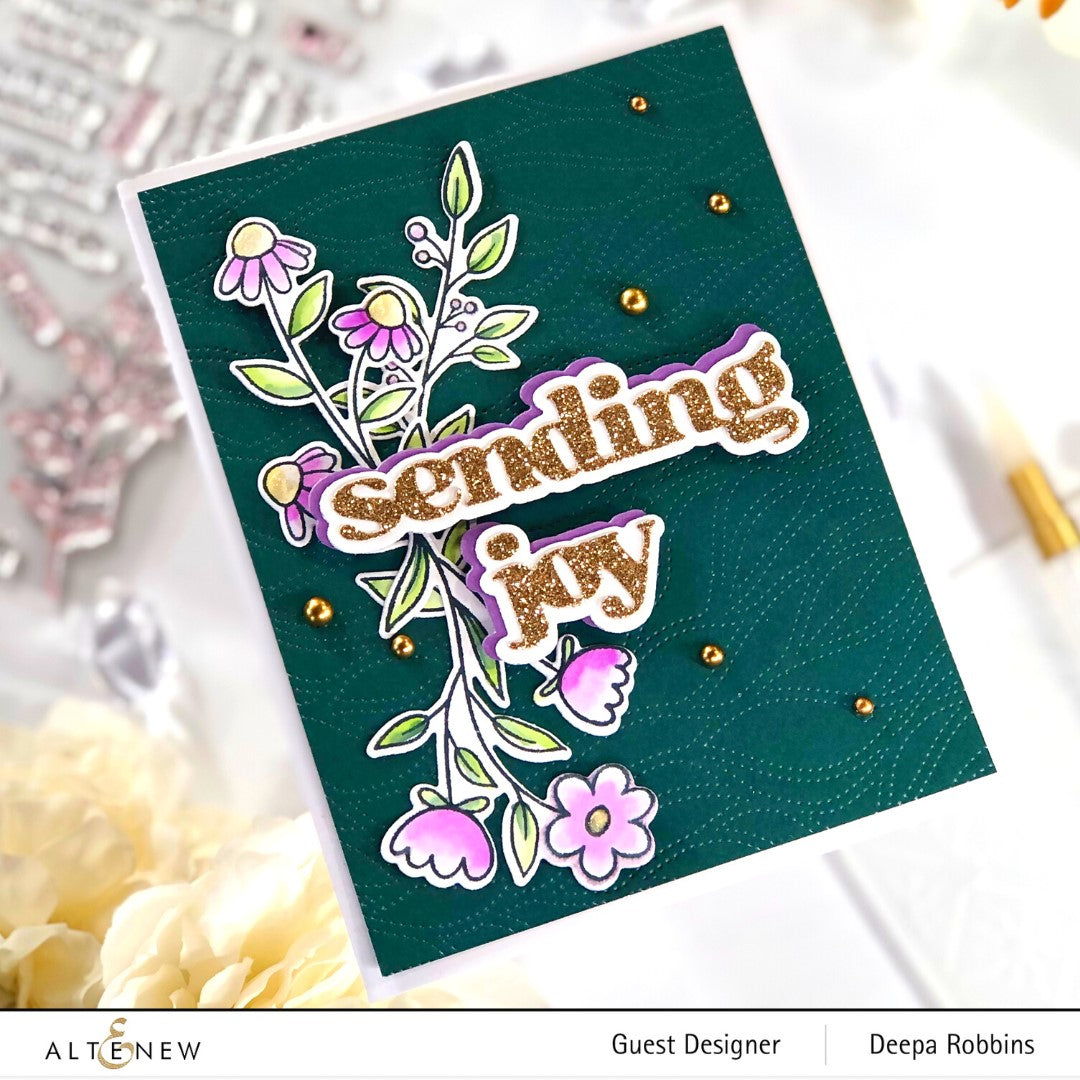 Die & Hot Foil Plate Bundle Versatile Greetings 2