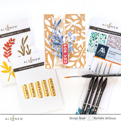 Die & Hot Foil Plate Bundle Vertical Greetings