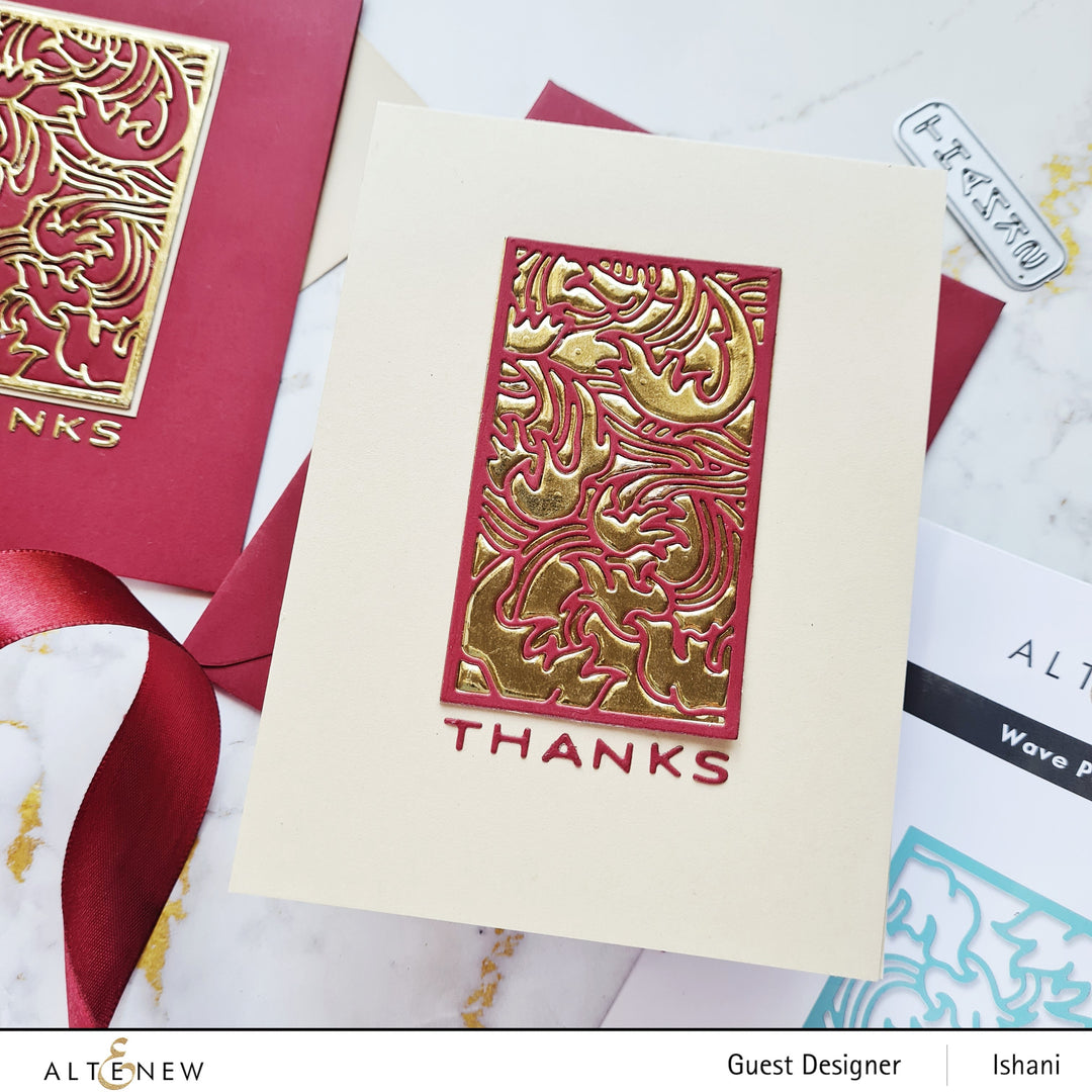 Die & Hot Foil Plate Bundle Vertical Greetings