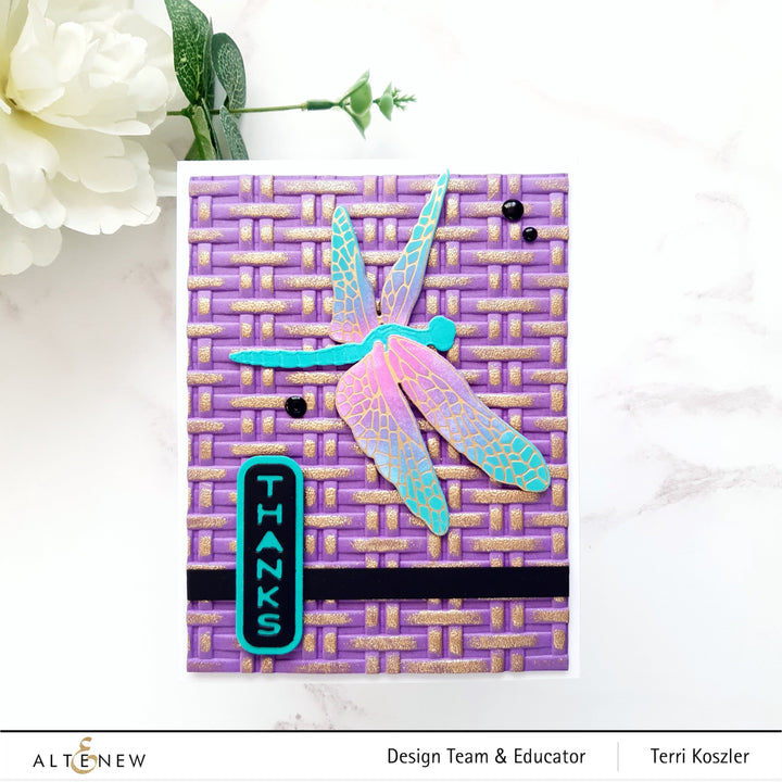 Die & Hot Foil Plate Bundle Vertical Greetings