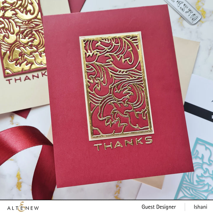 Die & Hot Foil Plate Bundle Vertical Greetings