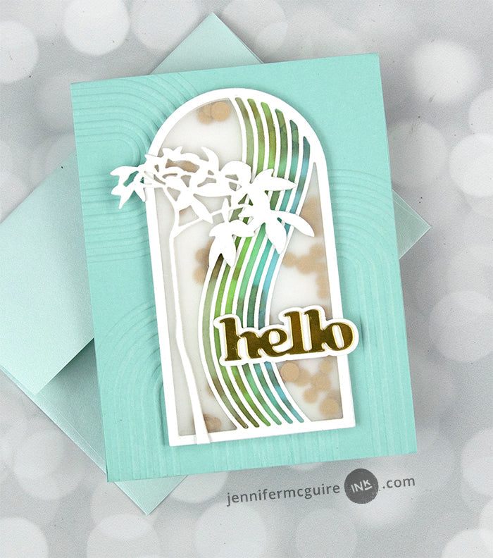 Die & Hot Foil Plate Bundle Vertical Greetings