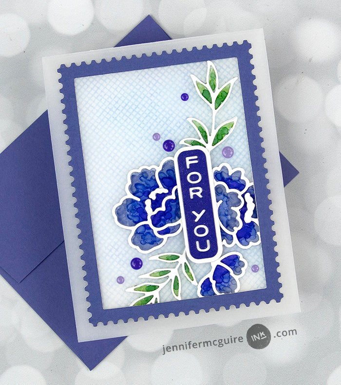 Die & Hot Foil Plate Bundle Vertical Greetings