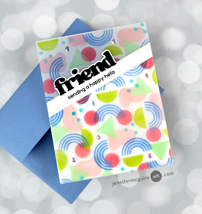 Die & Hot Foil Plate Bundle Vertical Greetings