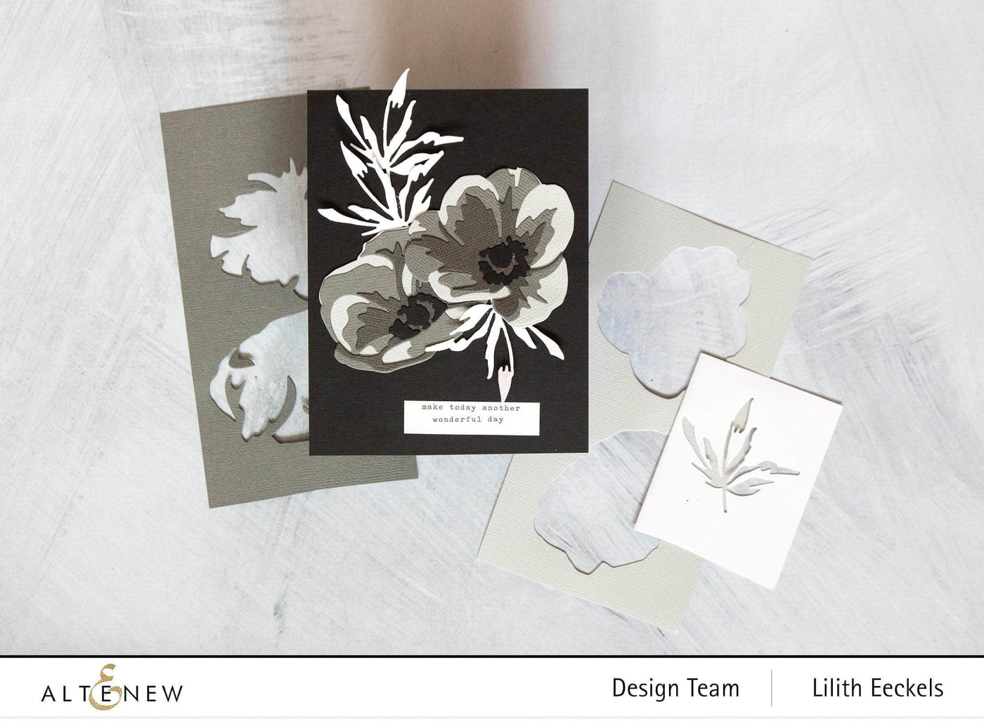 Die & Paper Bundle Craft-A-Flower: Anemone Layering Die Set & Gradient Cardstock Bundle