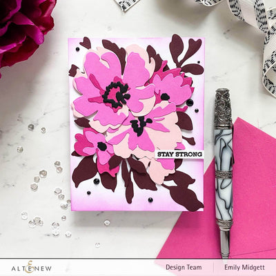 Die & Paper Bundle Craft-A-Flower: Cistus Layering Die Set & Gradient Cardstock Bundle