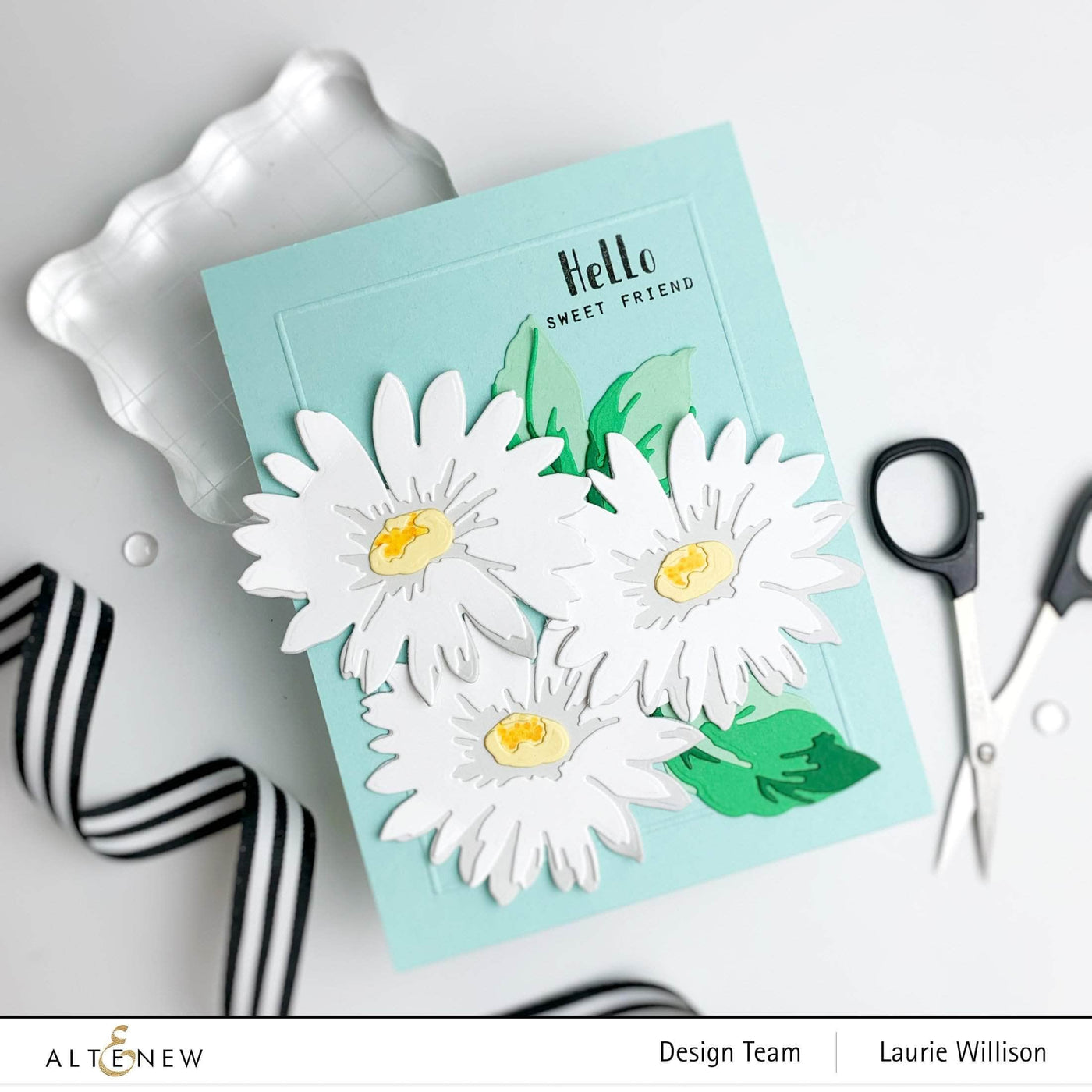 Die & Paper Bundle Craft-A-Flower: Daisy Layering Die Set & Gradient Cardstock Bundle