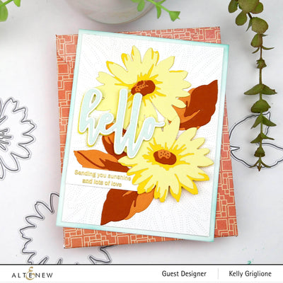 Die & Paper Bundle Craft-A-Flower: Daisy Layering Die Set & Gradient Cardstock Bundle