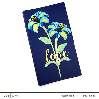 Die & Paper Bundle Craft-A-Flower: Lily Layering Die Set & Gradient Cardstock Bundle
