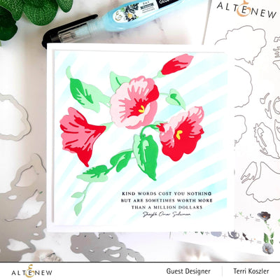 Die & Paper Bundle Craft-A-Flower: Morning Glory Layering Die Set & Gradient Cardstock Bundle
