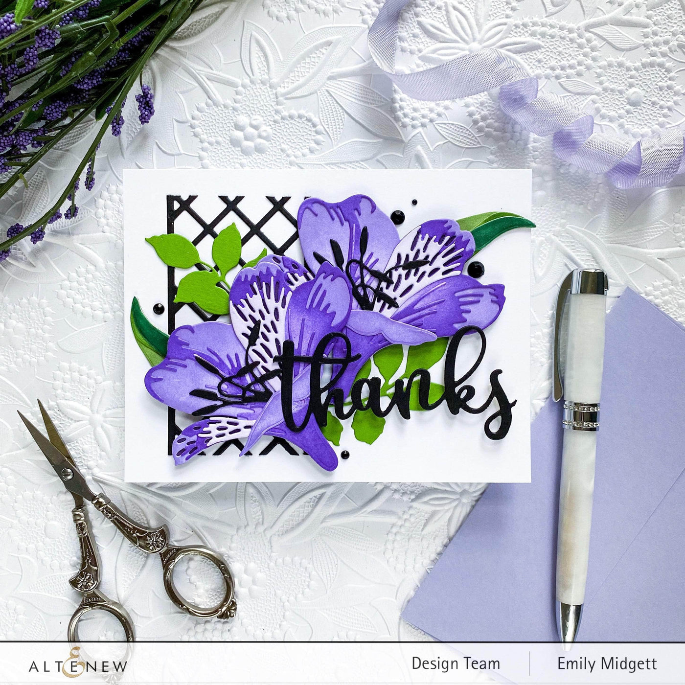 Die & Paper Bundle Craft-A-Flower: Peruvian Lily Die Set & Gradient Cardstock Bundle