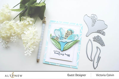 Die & Paper Bundle Craft-A-Flower: Peruvian Lily Die Set & Gradient Cardstock Bundle