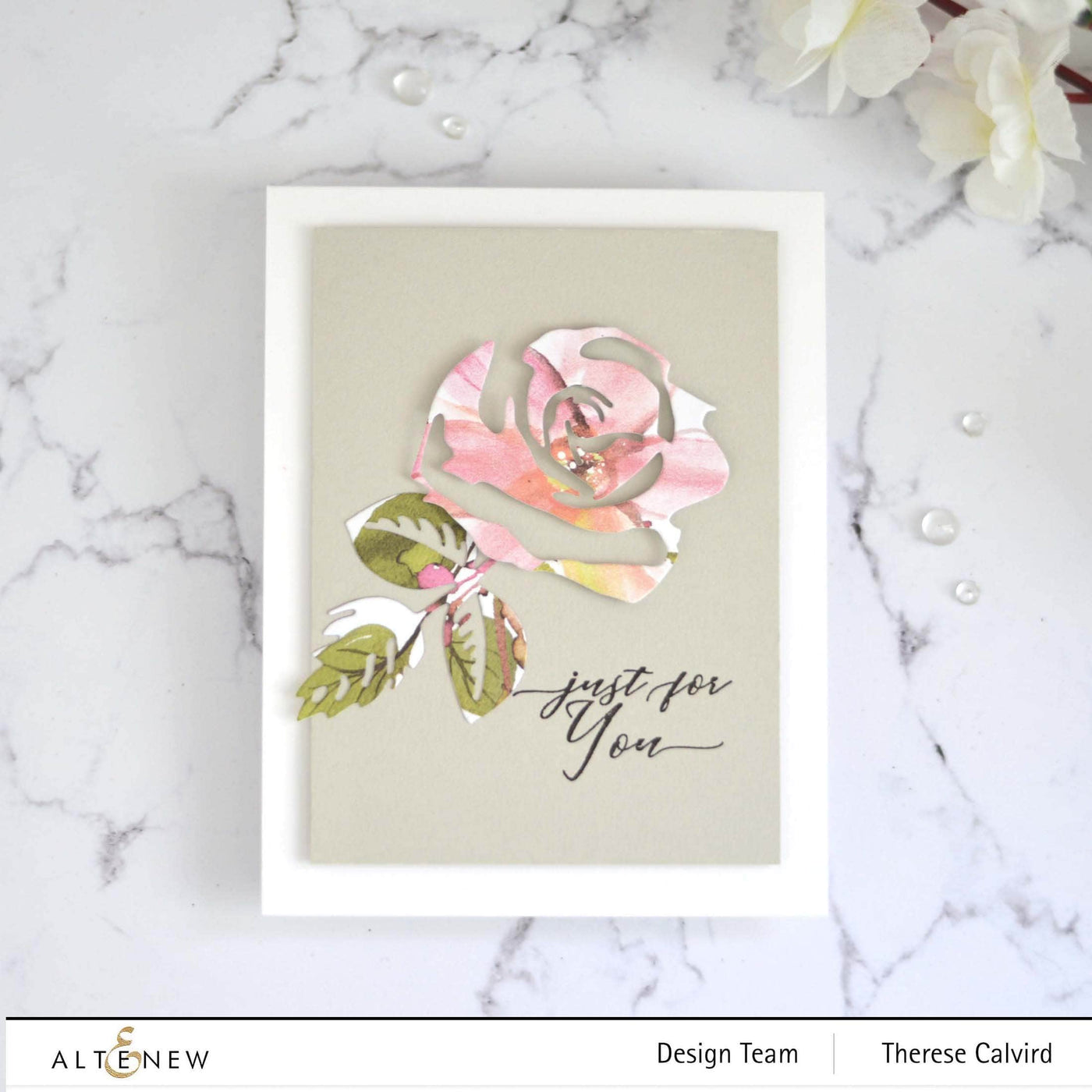 Die & Paper Bundle Craft-A-Flower: Rose Layering Die Set & Gradient Cardstock Bundle