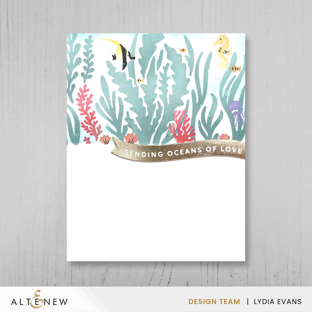 Die & Stamp & Betterpress Plate Bundle One-Go: Solid Sentiment Banners