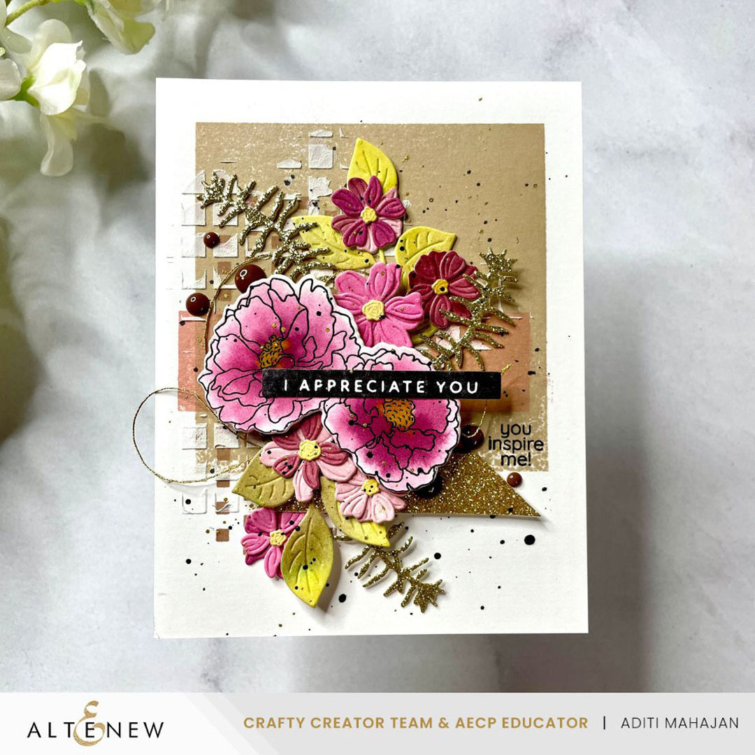 Die & Stamp & Betterpress Plate Bundle Solid Sentiments Starter Bundle