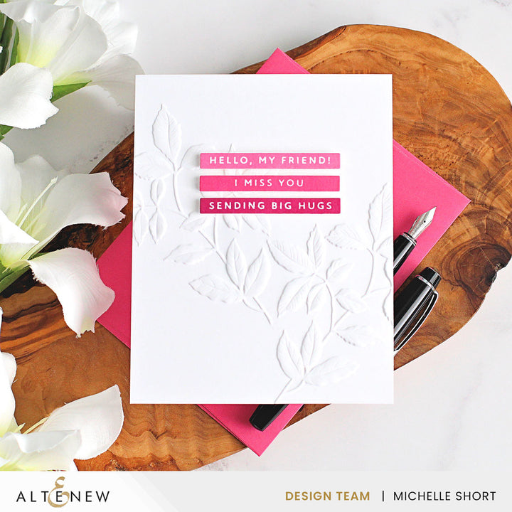 Die & Stamp & Betterpress Plate Bundle Solid Sentiments Starter Bundle