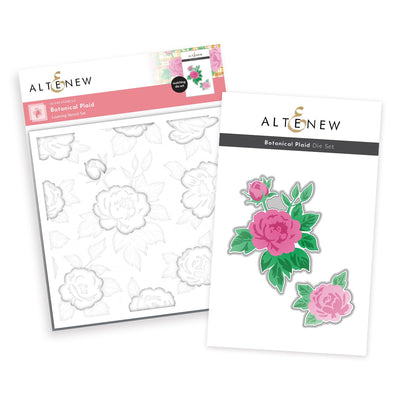 Die & Stencil Bundle Botanical Plaid