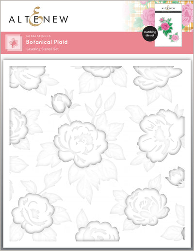 Die & Stencil Bundle Botanical Plaid