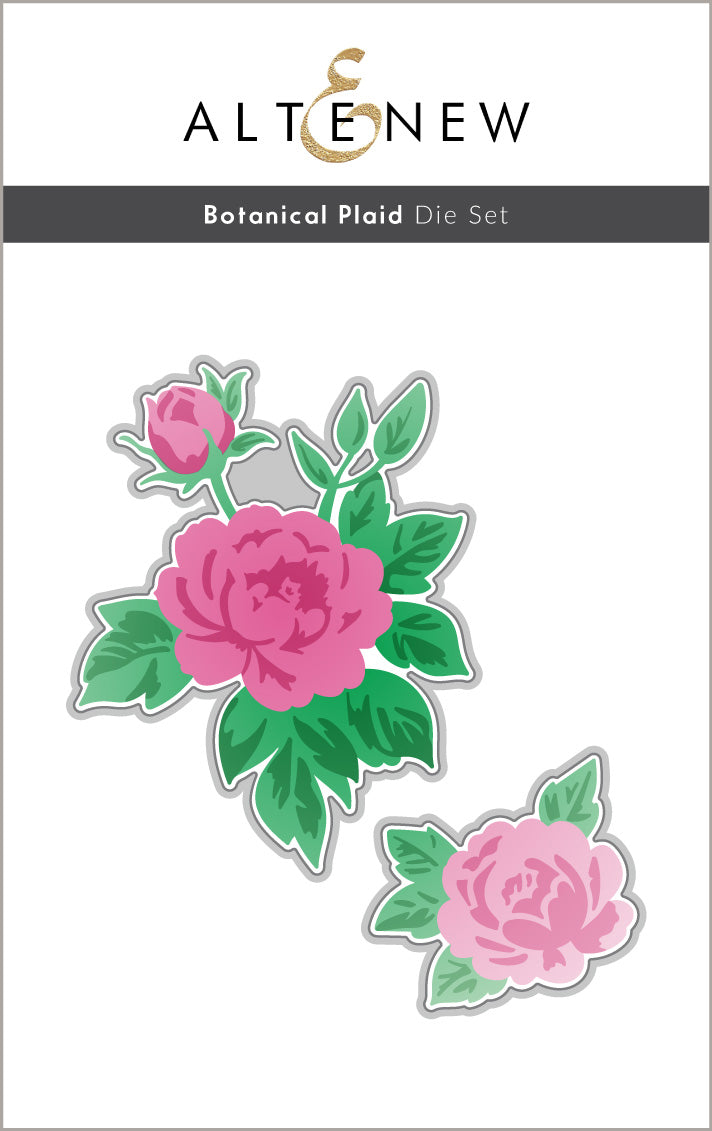 Die & Stencil Bundle Botanical Plaid