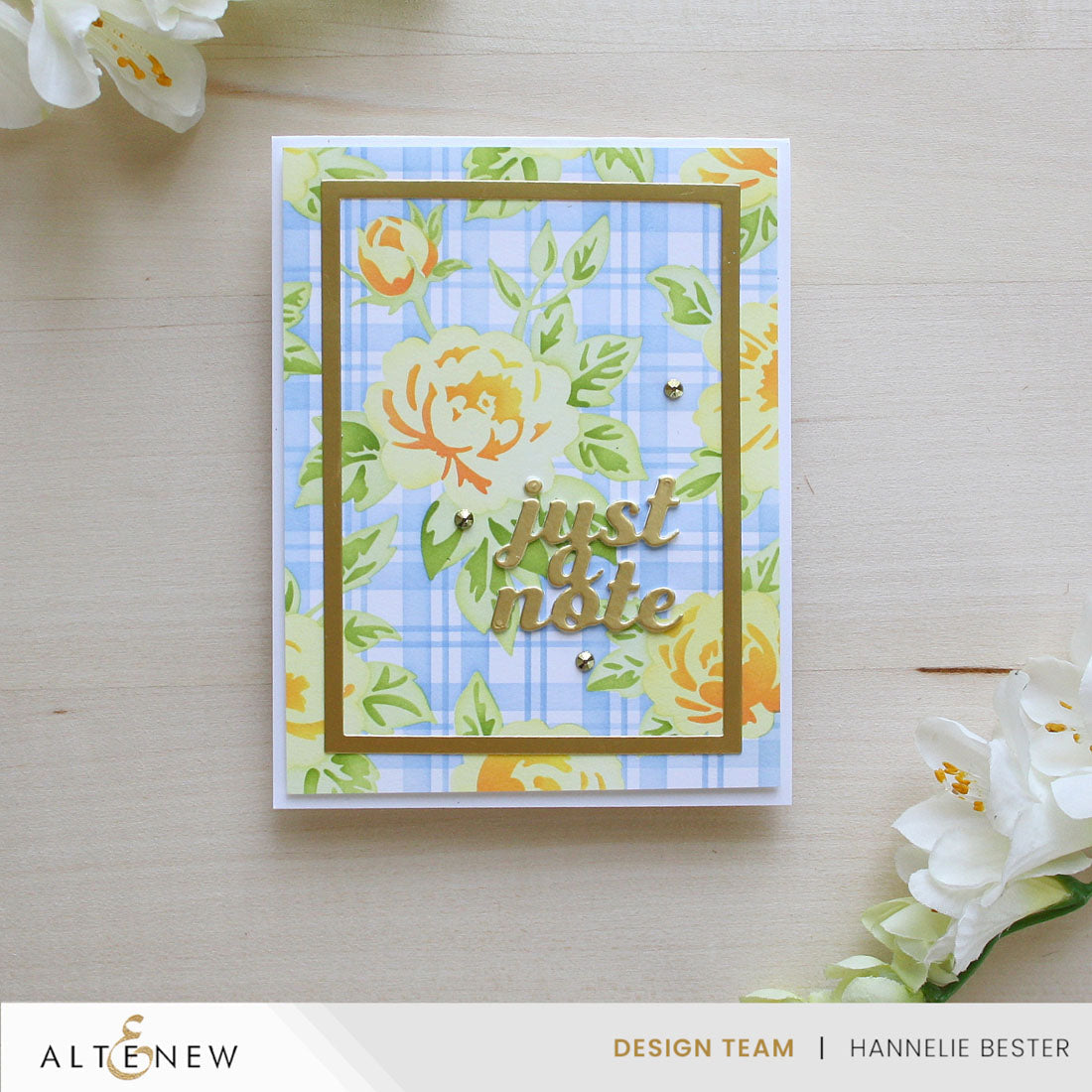 Die & Stencil Bundle Botanical Plaid