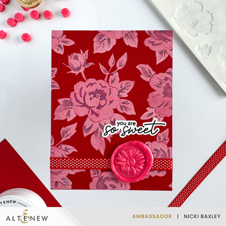 Die & Stencil Bundle Botanical Plaid