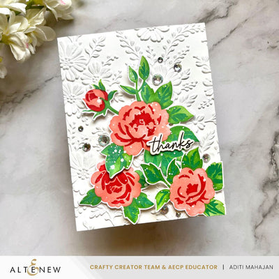 Die & Stencil Bundle Botanical Plaid