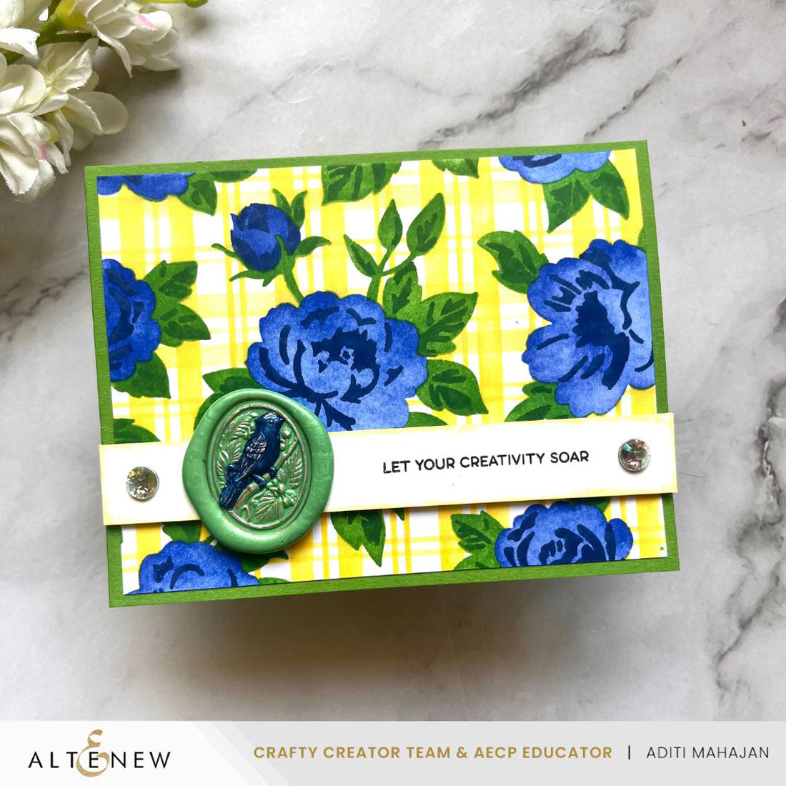 Die & Stencil Bundle Botanical Plaid