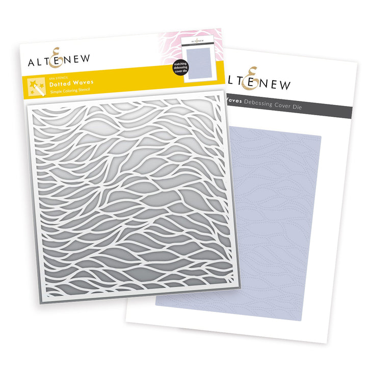 Die & Stencil Bundle Dotted Waves
