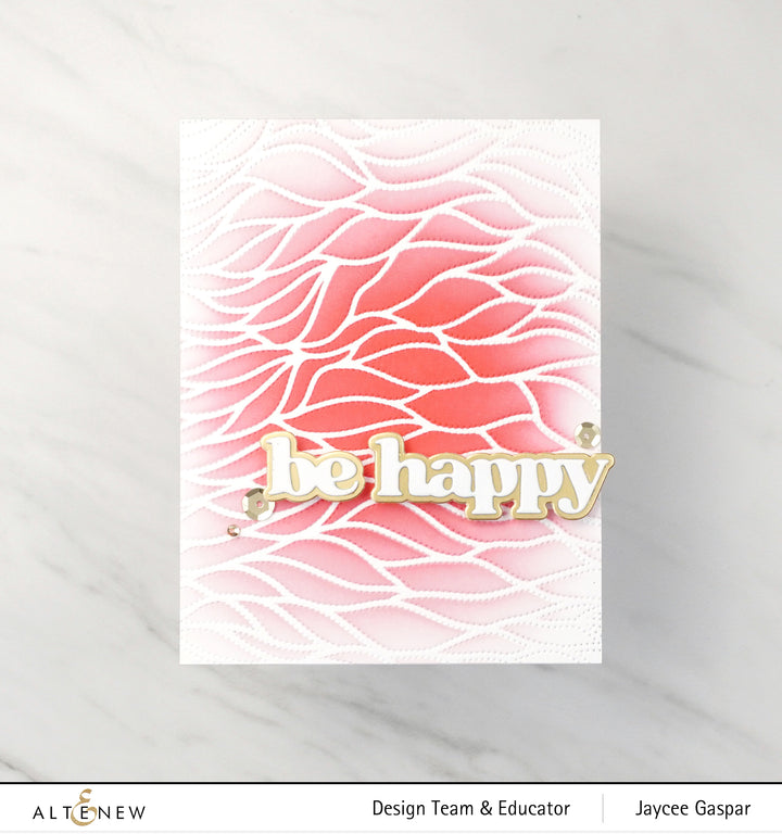 Die & Stencil Bundle Dotted Waves