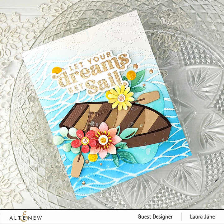 Die & Stencil Bundle Dotted Waves