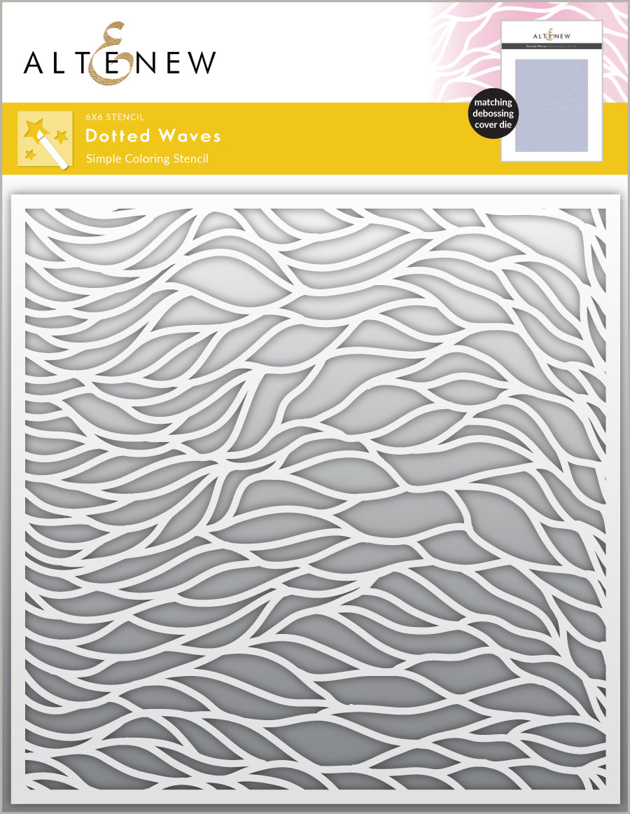 Die & Stencil Bundle Dotted Waves