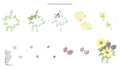 Die & Stencil Bundle Flower Bunch Layering Stencil & Die Bundle