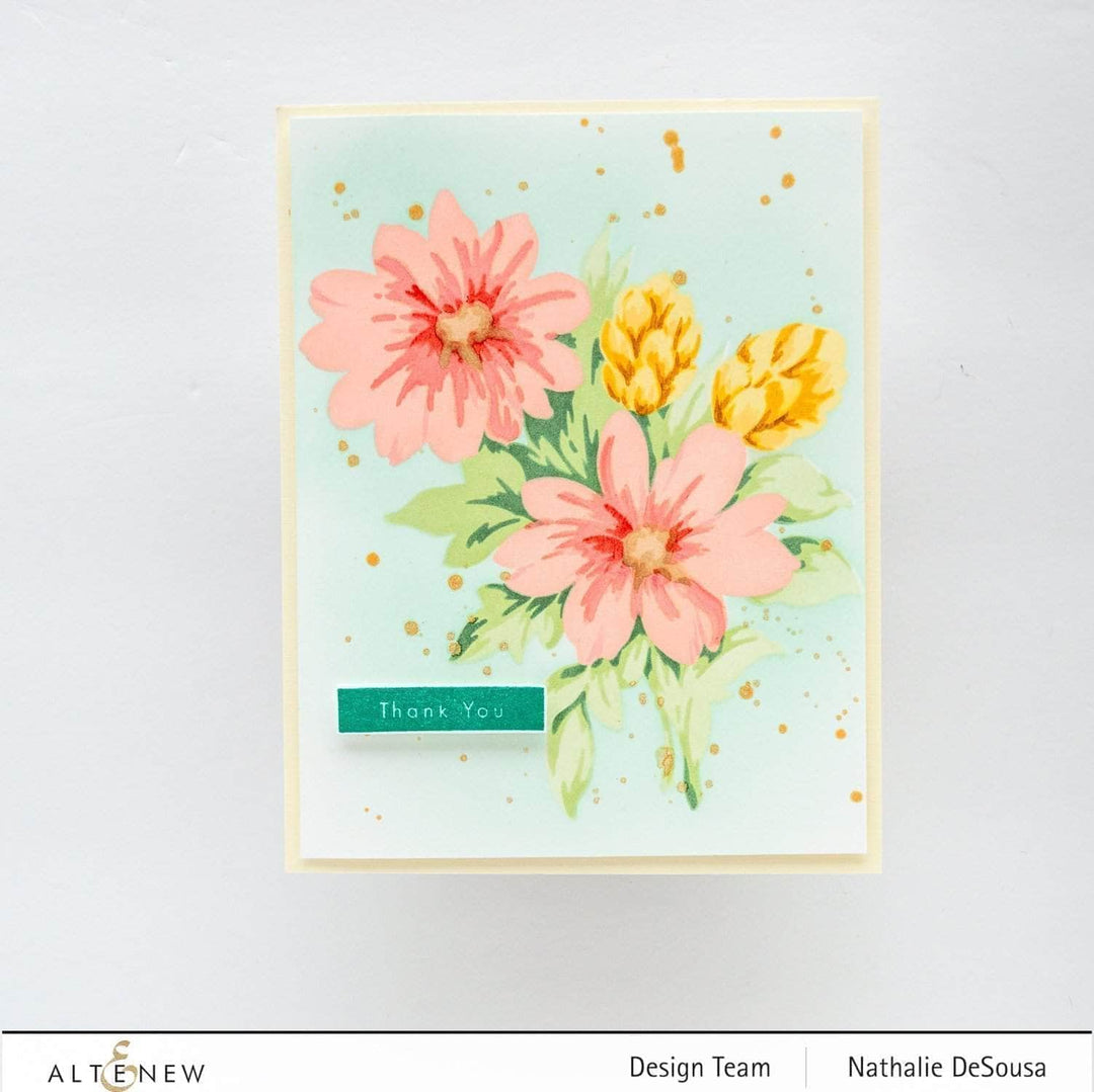 Die & Stencil Bundle Flower Bunch Layering Stencil & Die Bundle