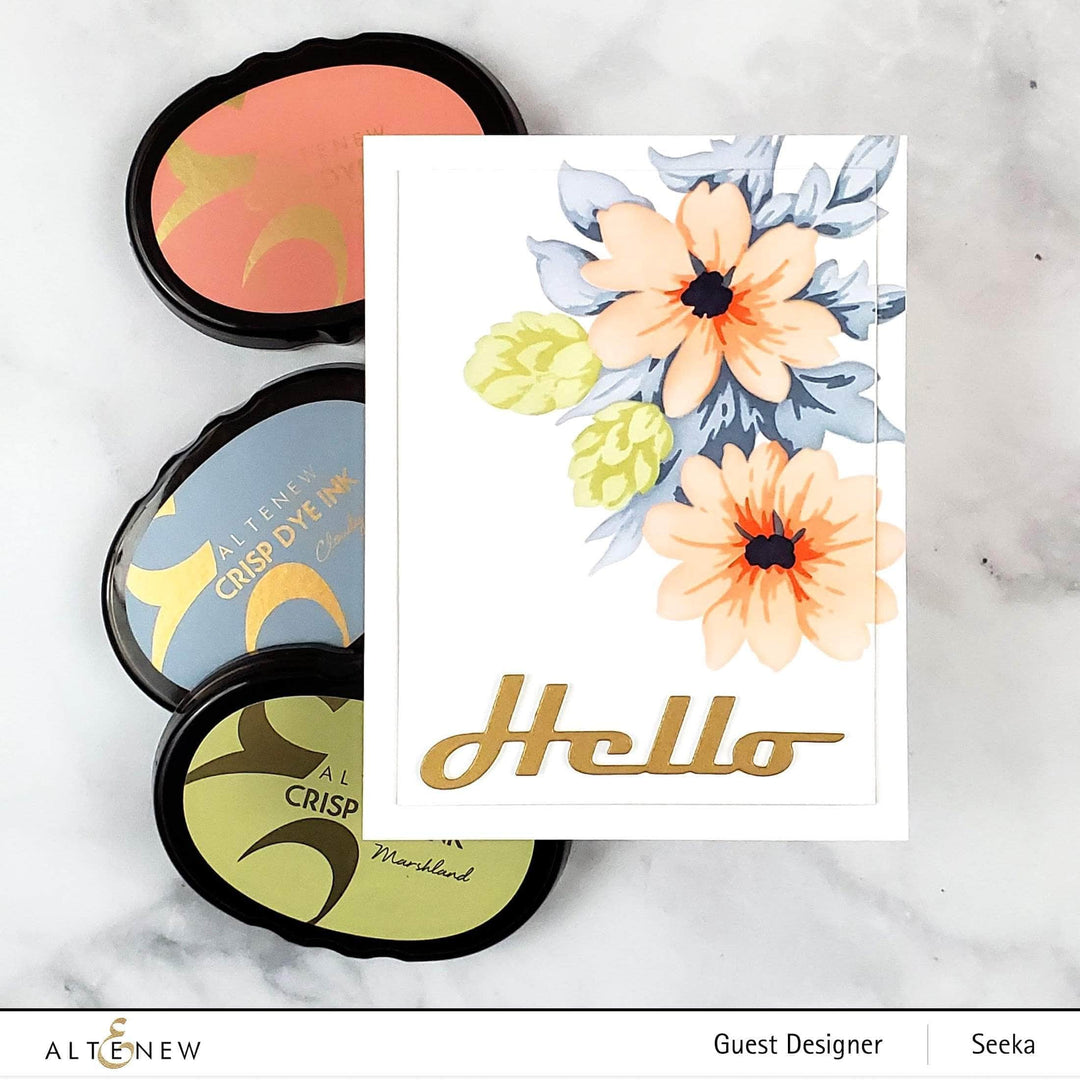 Die & Stencil Bundle Flower Bunch Layering Stencil & Die Bundle