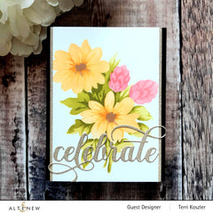 Die & Stencil Bundle Flower Bunch Layering Stencil & Die Bundle