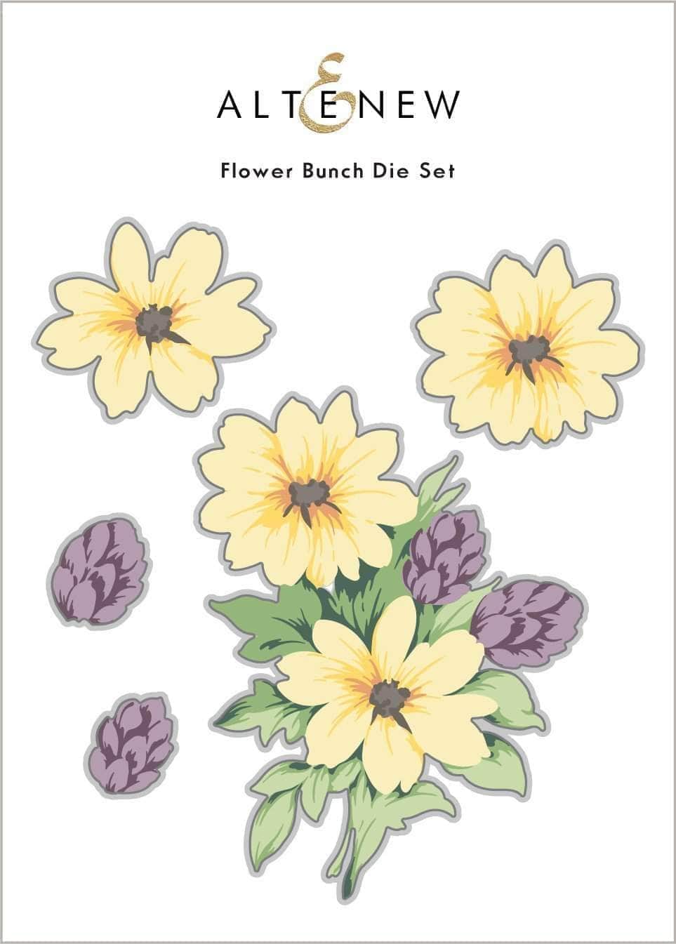 Die & Stencil Bundle Flower Bunch Layering Stencil & Die Bundle