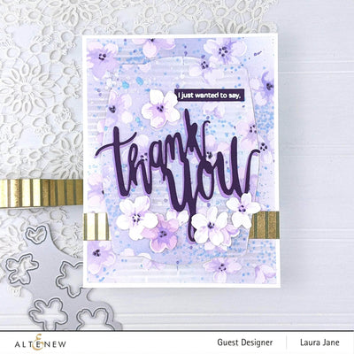 Die & Stencil Bundle Hill Blossoms Layering Stencil & Die Bundle