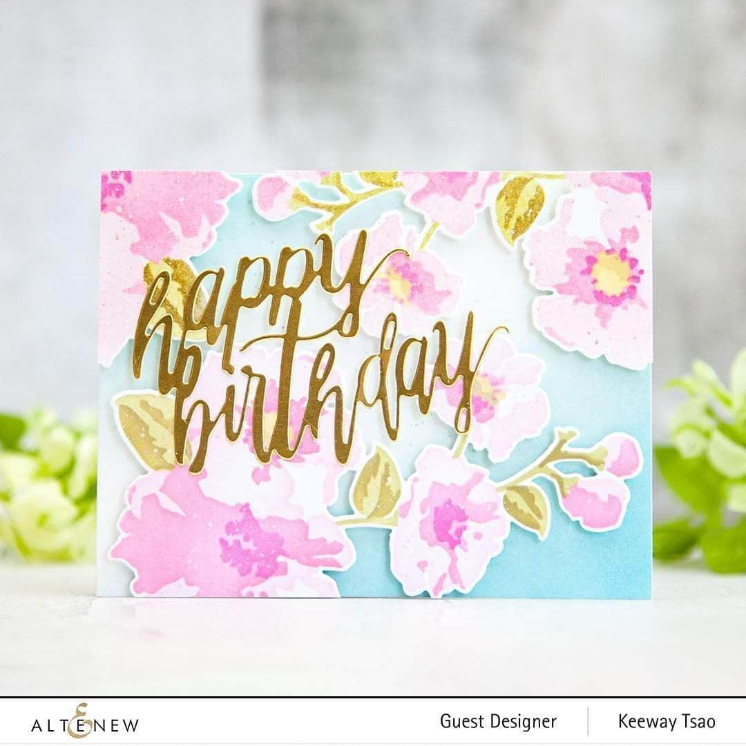 Die & Stencil Bundle Impressionist Bouquet