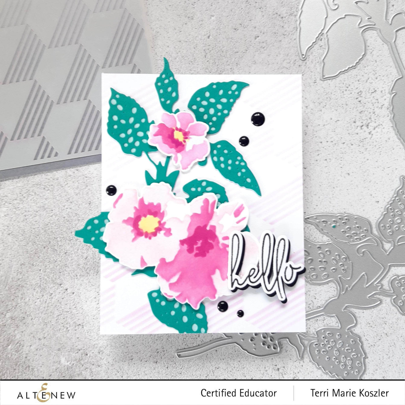 Die & Stencil Bundle Impressionist Bouquet