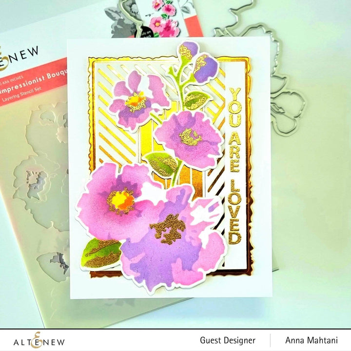 Die & Stencil Bundle Impressionist Bouquet